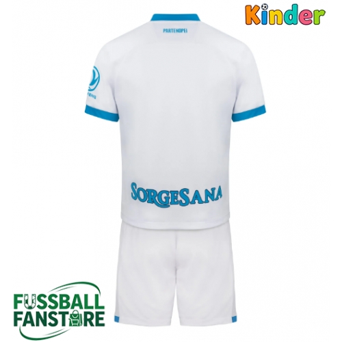 SSC Napoli Replik Auswärtstrikot Kinder 2026-27 Kurzarm (+ Kurze Hosen)
